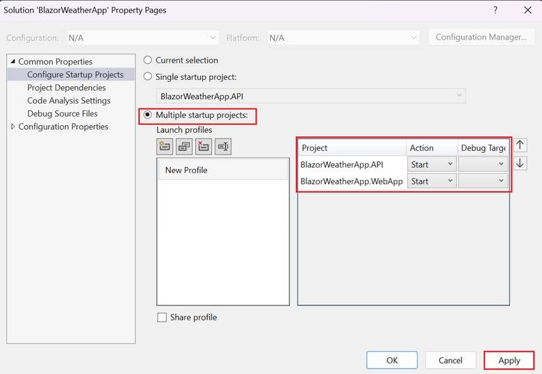 Multiple Startup Projects